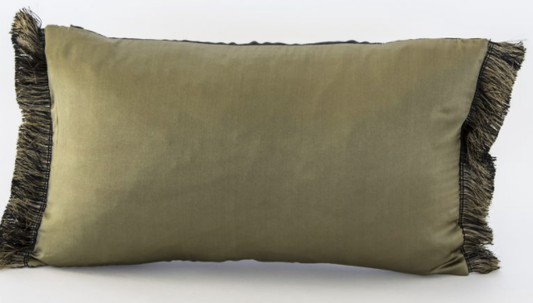 Italian Silk Fringe Cushion 30x50