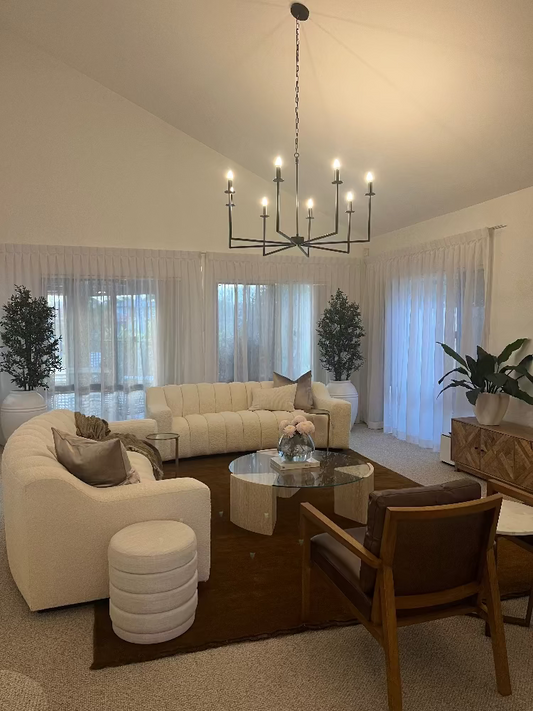 Boucle Lounge Gold Coast Home Interior Styling