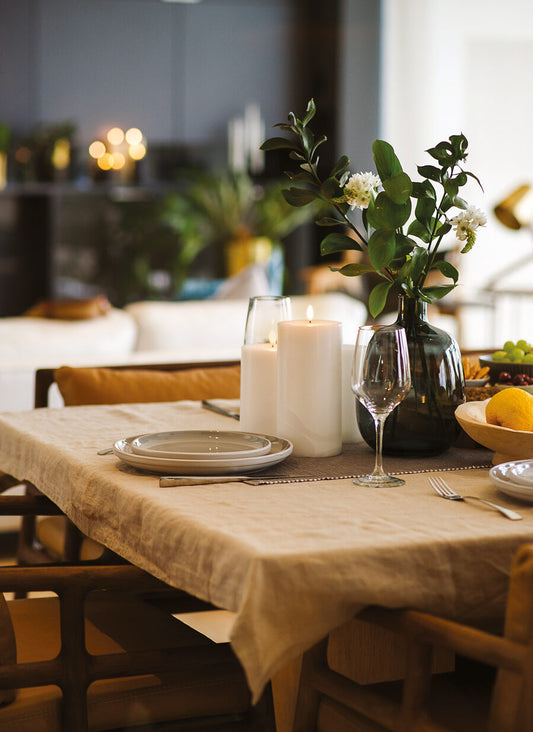 Nordic White Smooth Candles