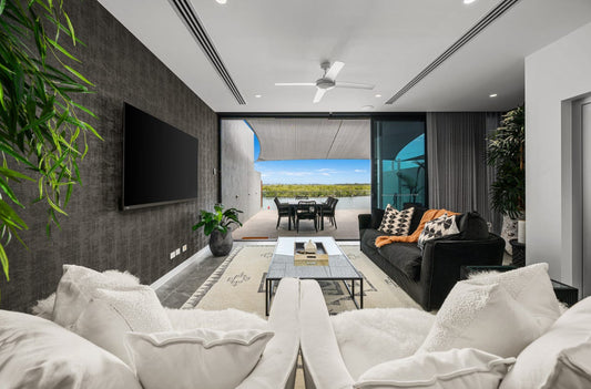 Modern Lounge room makeover, from Bungalow Interiors Gold Coast