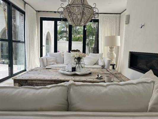 Moroccan styled lounge room, from Bungalow Interiors Gold Coast Home styling