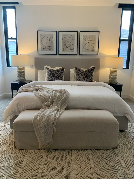 Bungalow Interiors home styling Gold Coast Master Bedroom