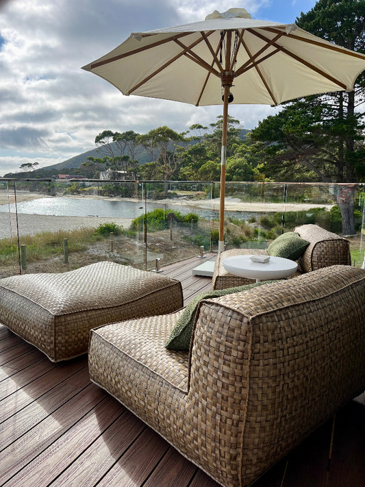 Outdoor beachfront furniture Uniqwa Collections from Bungalow Interiors