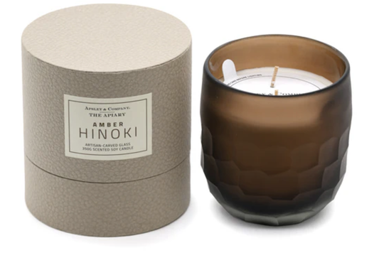 Amber Hinoki Candle