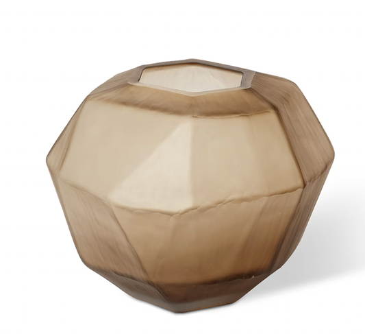 Arylon Vase Smoke Brown