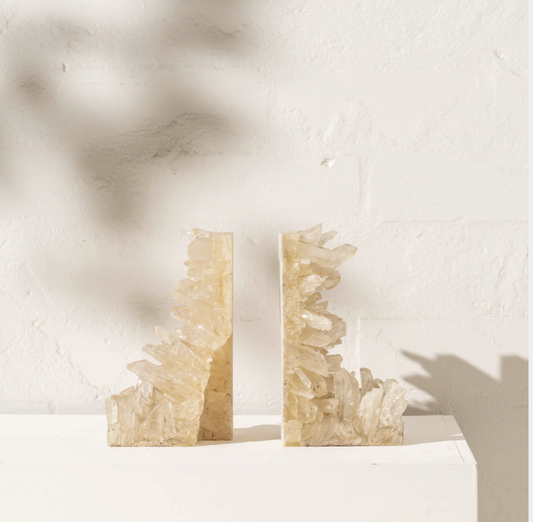 Quartz Bookends