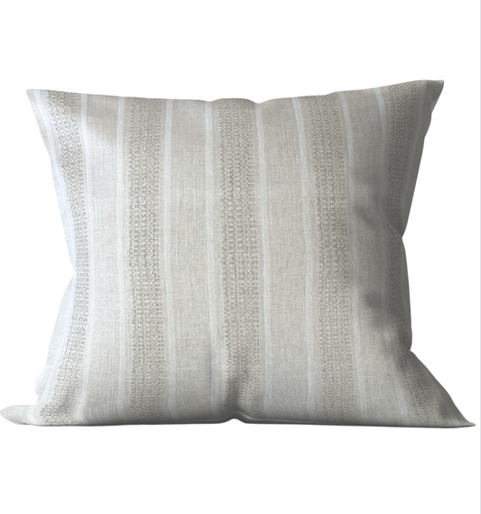 Oxnard Ivory Schumacher Custom Cushion