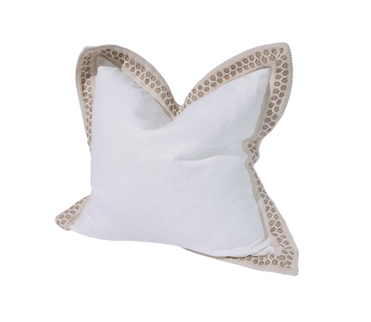 White Haven Euro Linen Cushion