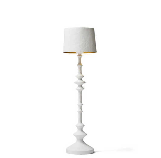 Resin Floor Lamp White
