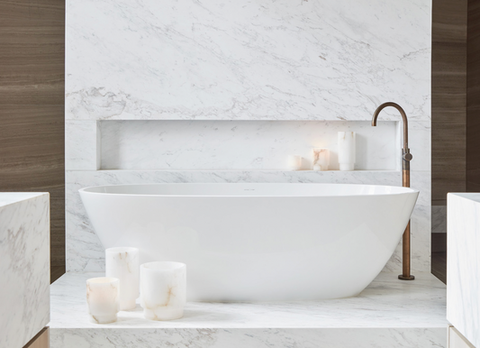 Alabaster Votive Vase