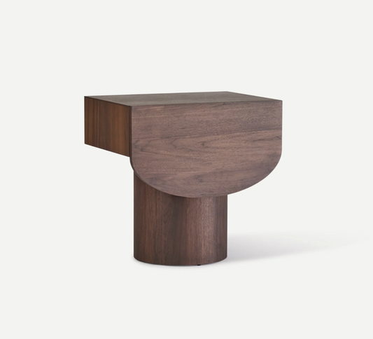 Walnut Bedside Table
