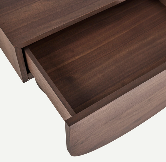 Walnut Bedside Table