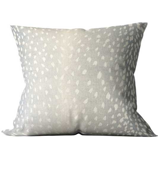 Cheetah Teal Custom Cushion