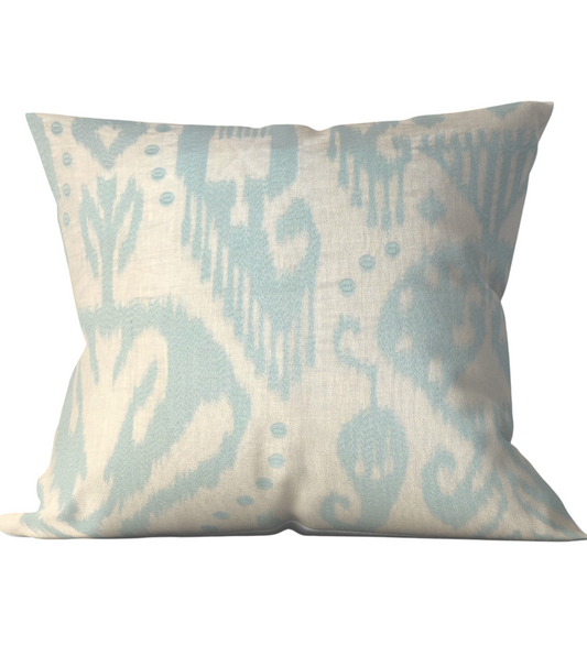 Ikat Sky Custom Cushion
