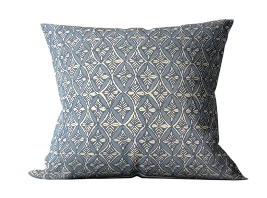 Diamond Blue Custom Cushion