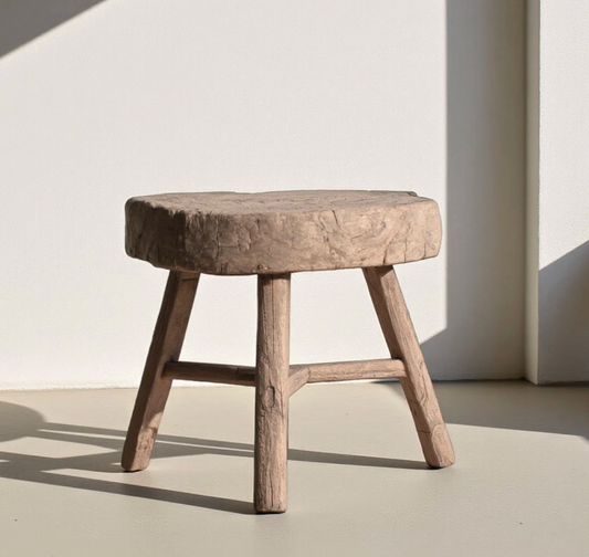 Natural Elm Side Table