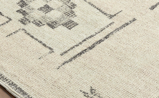 Suraya Rugs Ivory/ Black 2302