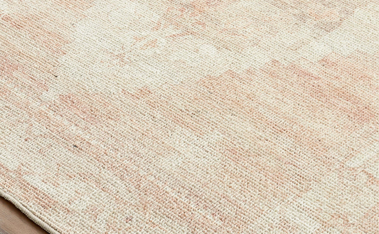 Lottie Rugs Ivory/ Dusty Pink 2301