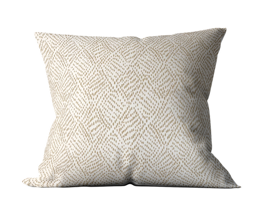 Diamond Sand Schumacher Custom Cushion