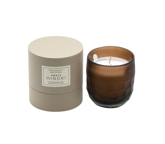 Amber Hinoki Candle