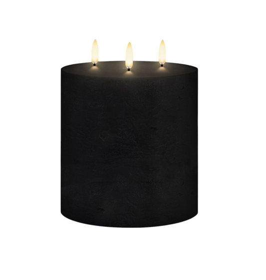 Matte Black Textured Pillar