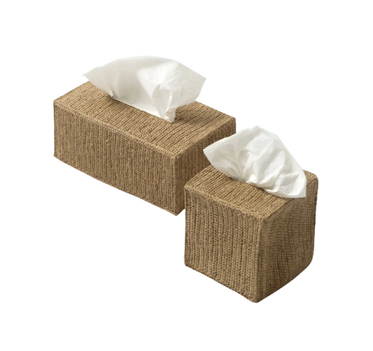 Raffia Tissue Cover Square
