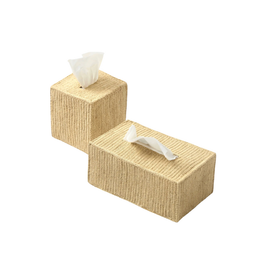 Raffia Tissue Cover Rectangle