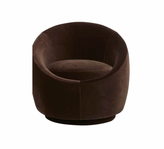 Velvet Swivel Chair