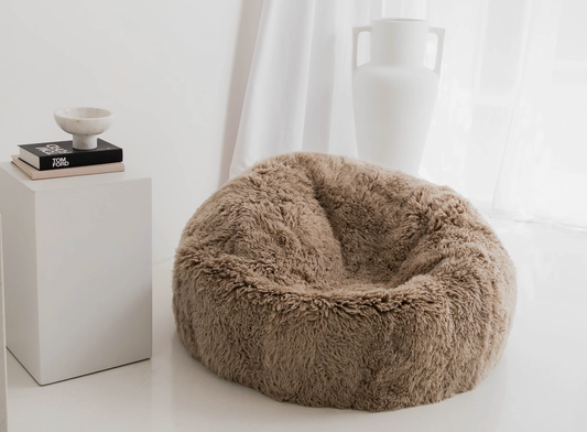 Curly Oatmeal Bean Bag