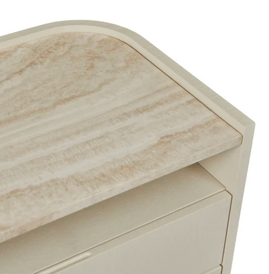Elsie Two Drawer Bedside