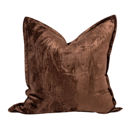 Chocolate Velvet Cushion