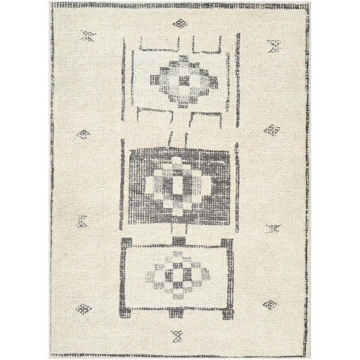 Suraya Rugs Ivory/ Black 2302
