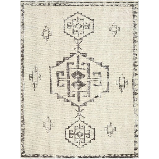 Suraya Rugs Ivory/Black & Beige 2303