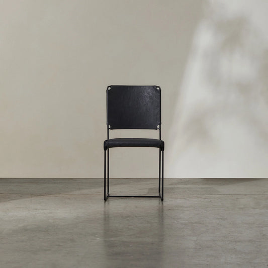 Leather Black Dining Chair