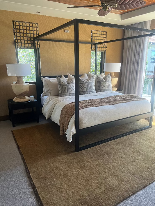 Interior styling ideas for master bedroom from Bungalow Interiors Gold Coast