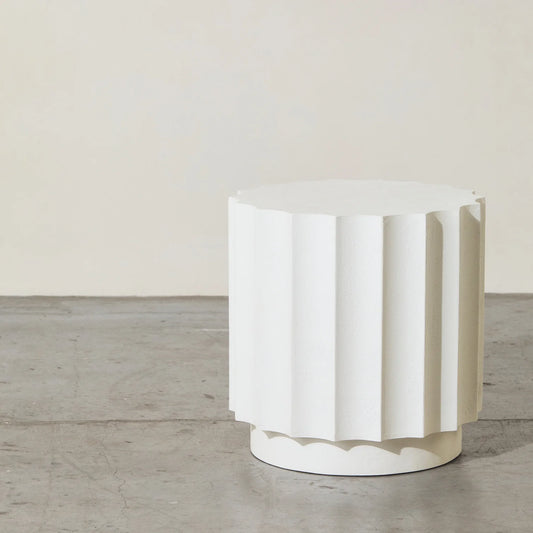 Scalloped Side Table