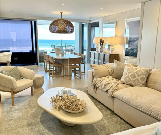 Holiday apartment interior design Bungalow Interiors Palm Beach