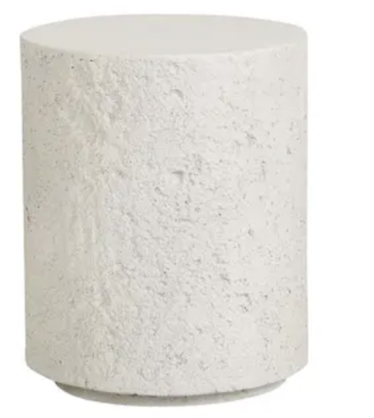Textured Side Table Fossil