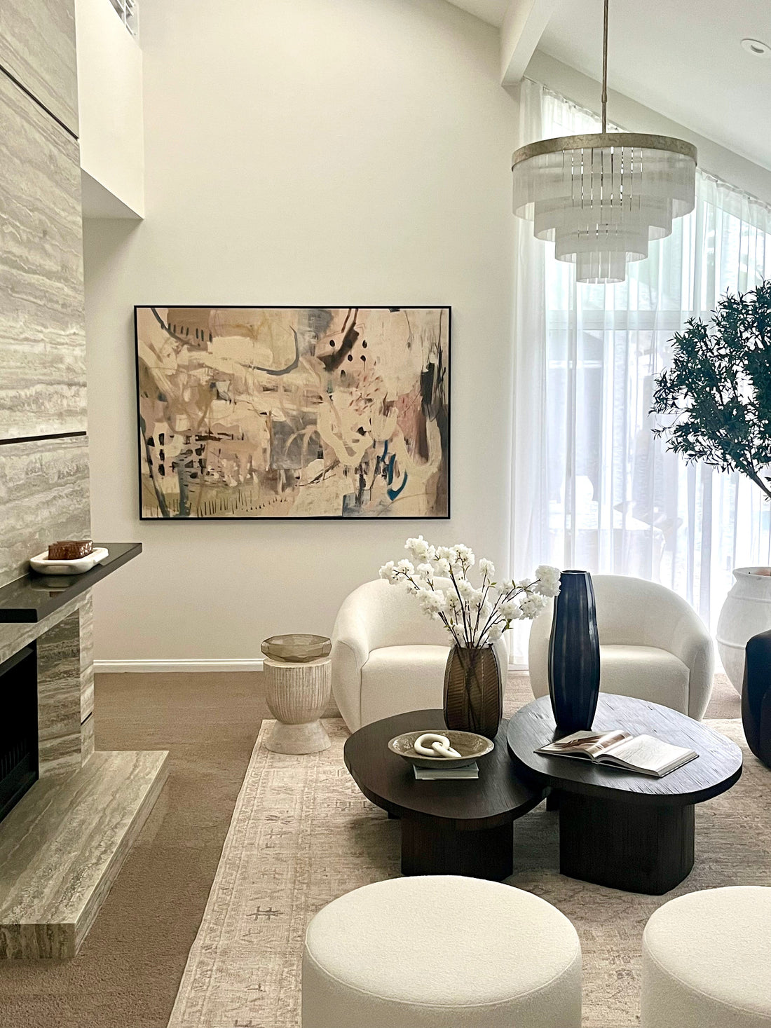 Pre-renovation interior design and interior styling - Family Home Sanctuary Cove