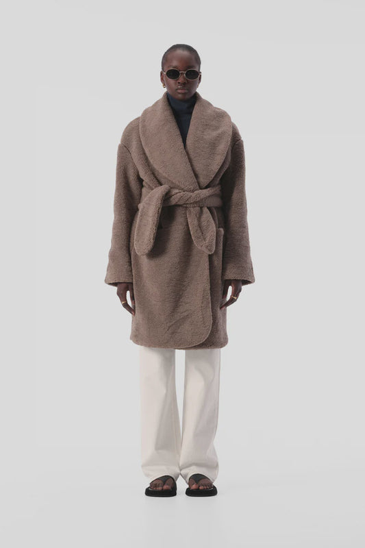 ERLA COAT TAUPE