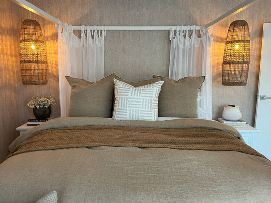 Bungalow Interiors Home Interior Styling Gold  Coast Master Bedroom Styling