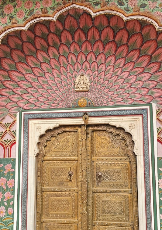 Bungalow Interiors Indian inspired door styling