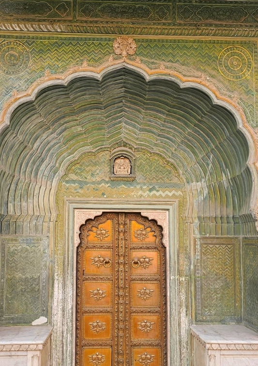 Bungalow Interiors Indian inspired door styling