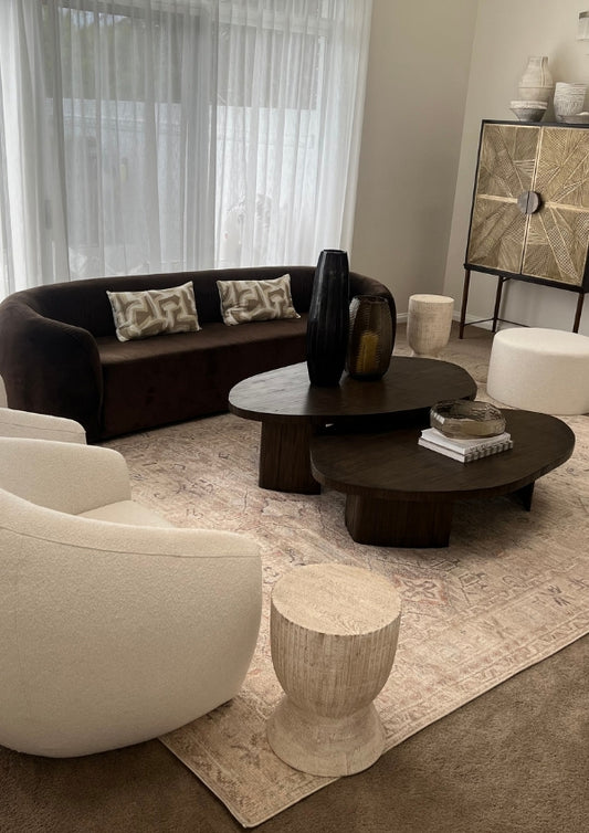 Living room interior styling Sanctuary Cove, Gold Coast Bungalow Interiors Design Studio and Showroom