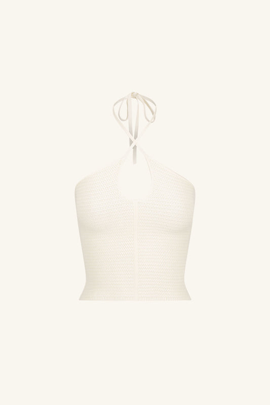 Eve Cross Front Top - Coconut