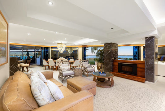 Hollywell Waterfront Mansion Interior Styling Interior Design by Bungalow Interiors