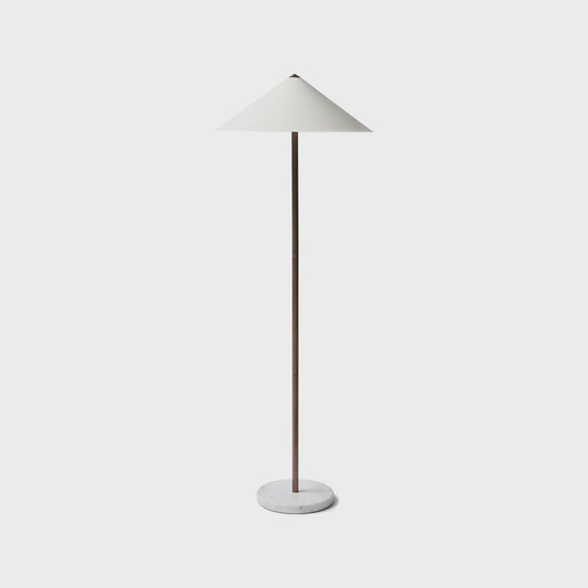 Dark Bronze/White Floor Lamp