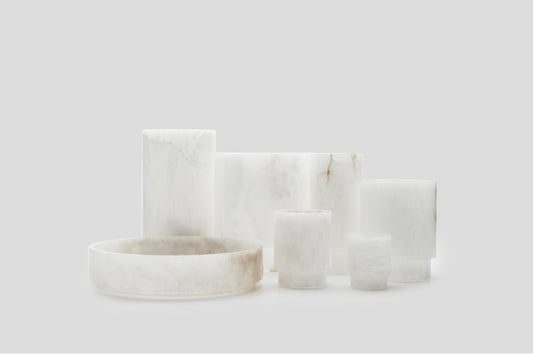 Alabaster Votive Vase