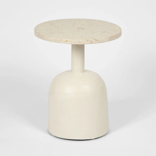 Stone Top Side Table