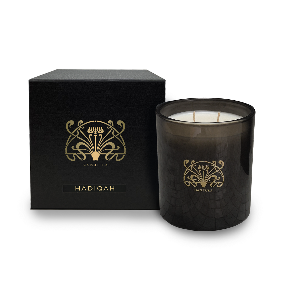 Sanjula Premium Black Jar Candle Hadiqah